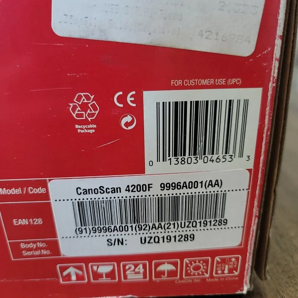 CANON CanoScan 4200F Flabed Scanner Negative Scanner